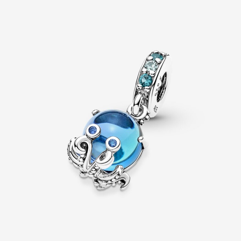 Pandora Murano Glass Cute Octopus Dangle Charms Sterling silver | 97438-XDOI