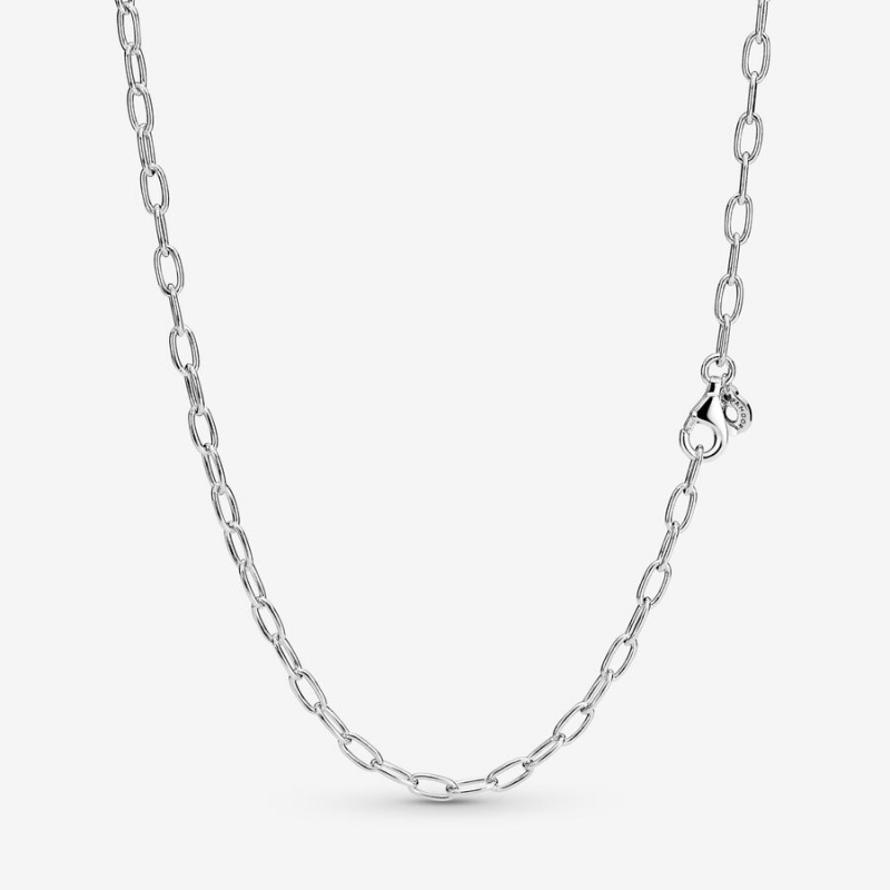 Pandora O & Chain Necklaces Sterling silver | 62350-PTCR
