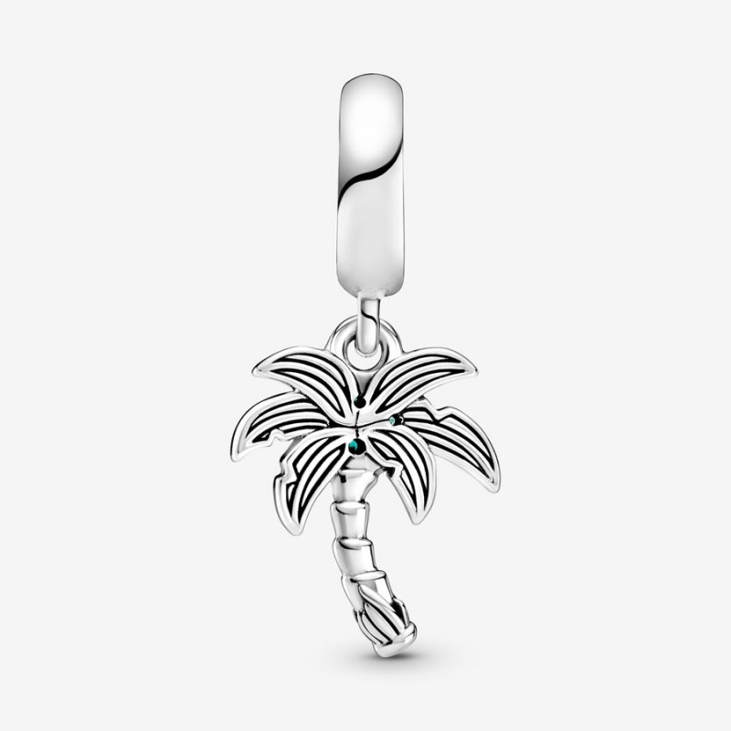 Pandora Palm Tree & Coconuts Dangle Charms Sterling silver | 97502-ZPHG