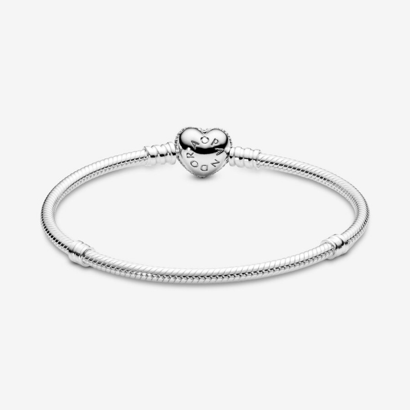 Pandora Pave with Cubic Zirconia Charm Holders Sterling silver | 29650-GTFX