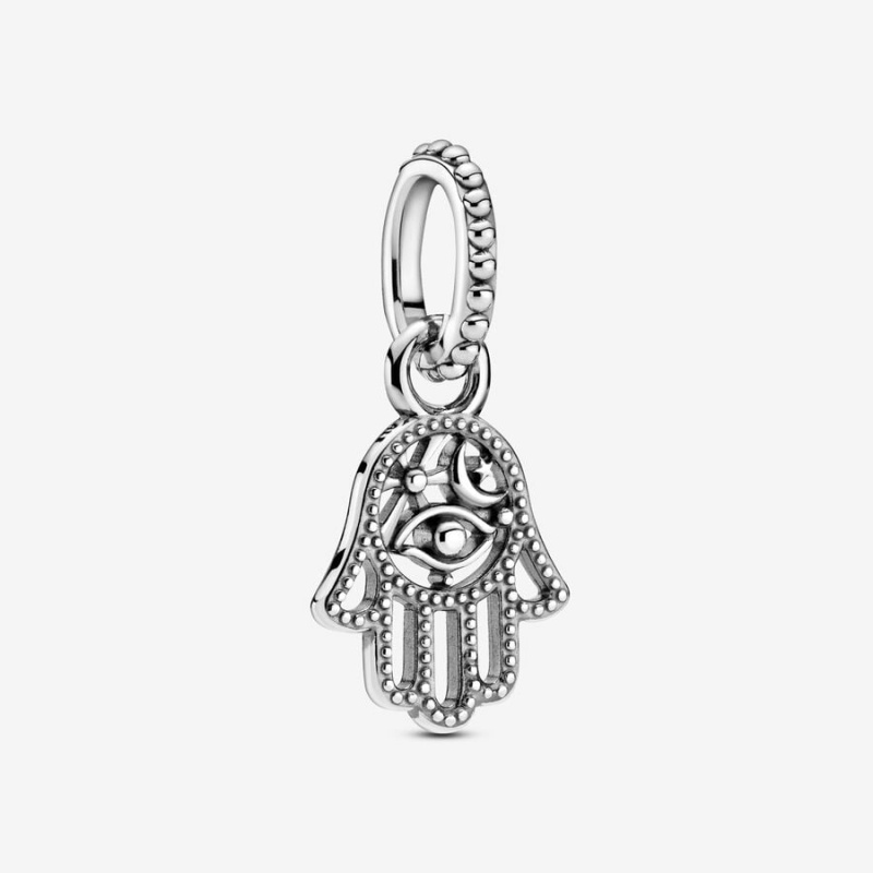 Pandora Protective Hamsa Hand Charms Sterling silver | 05824-KQYB