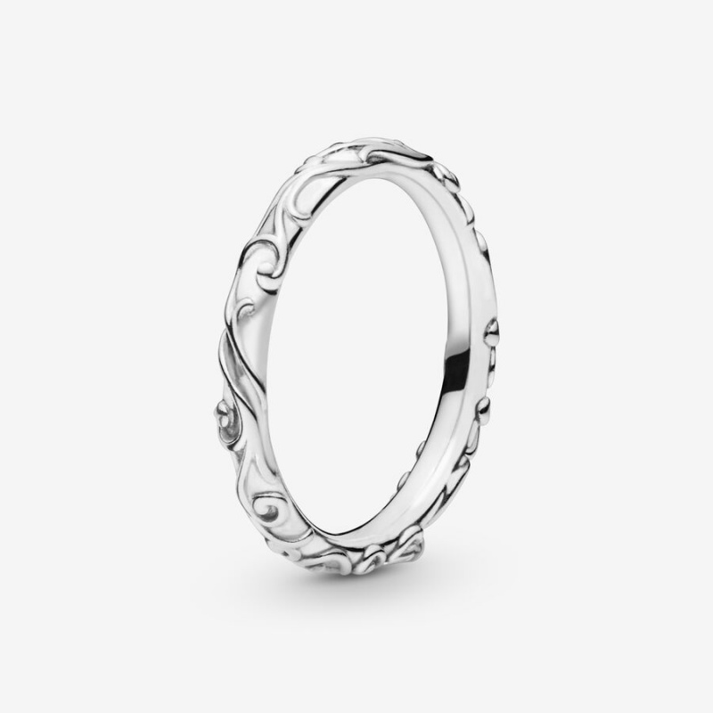 Pandora Regal Band Rings Sterling silver | 73298-CZTO