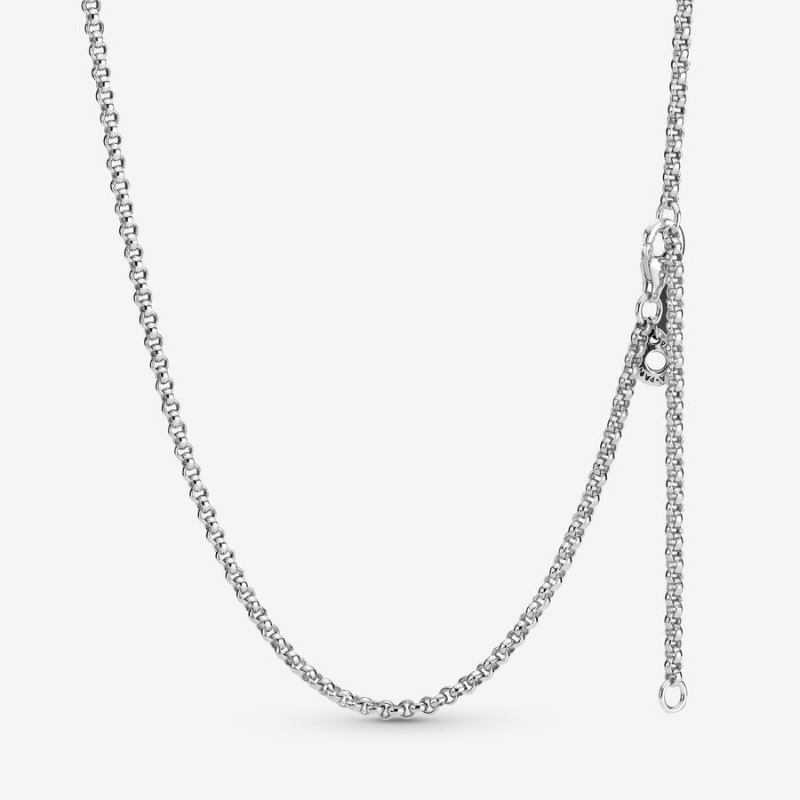 Pandora Rolo Chain Necklaces Gold plated | 64751-UAJG