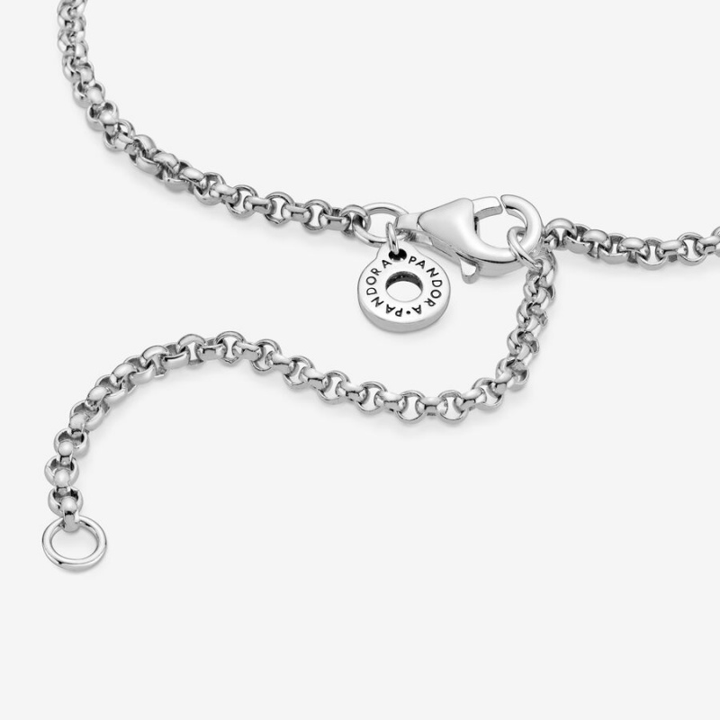 Pandora Rolo Chain Necklaces Gold plated | 64751-UAJG