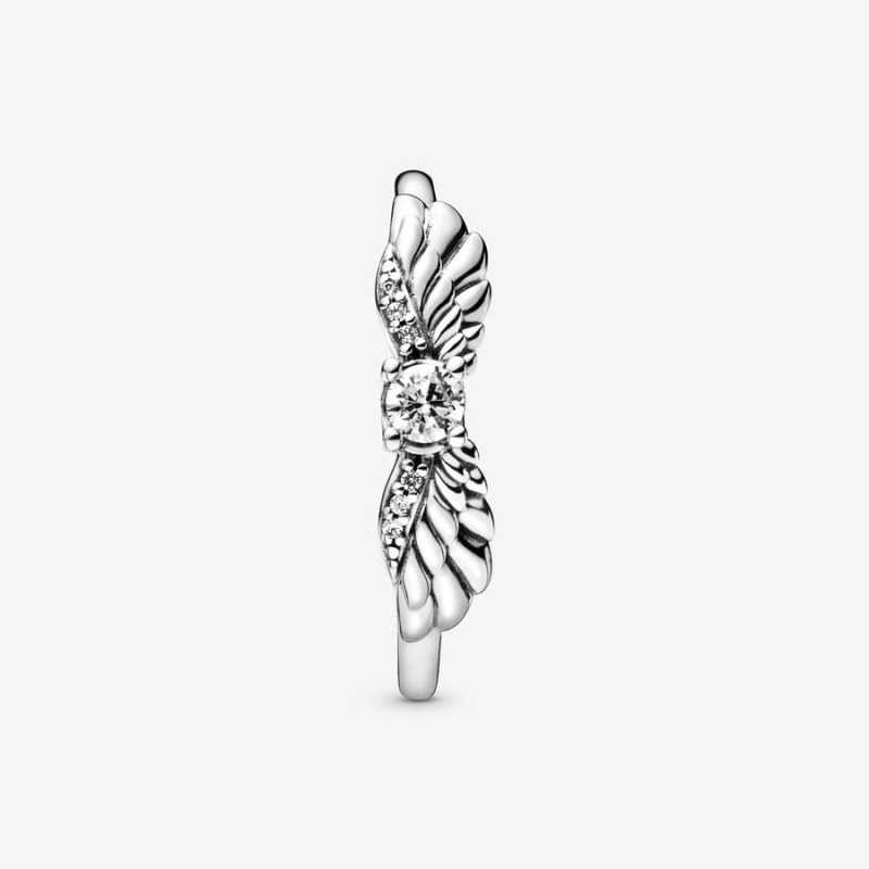 Pandora Sparkling Angel Wings Statement Rings Sterling silver | 45091-GJKX