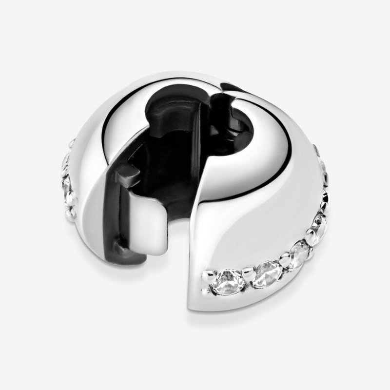 Pandora Sparkling Line Clip Clips Sterling silver | 09478-MJIT