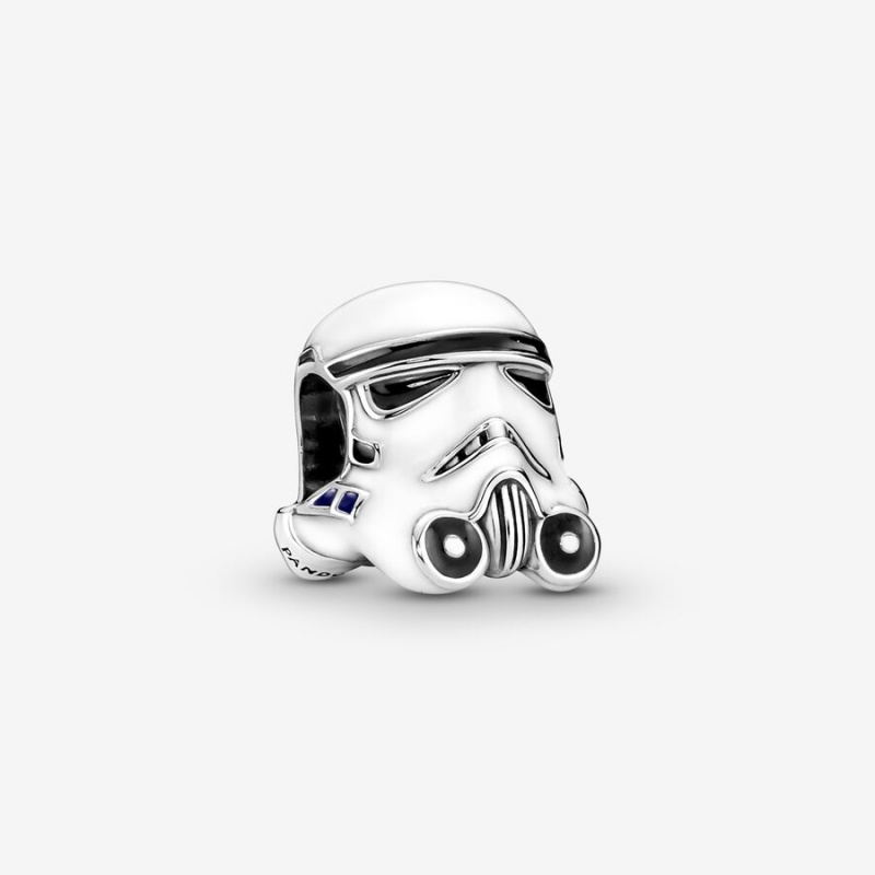 Pandora Star Wars Stormtrooper Helmet Key Charm Holders Multicolor | 46928-RKDA