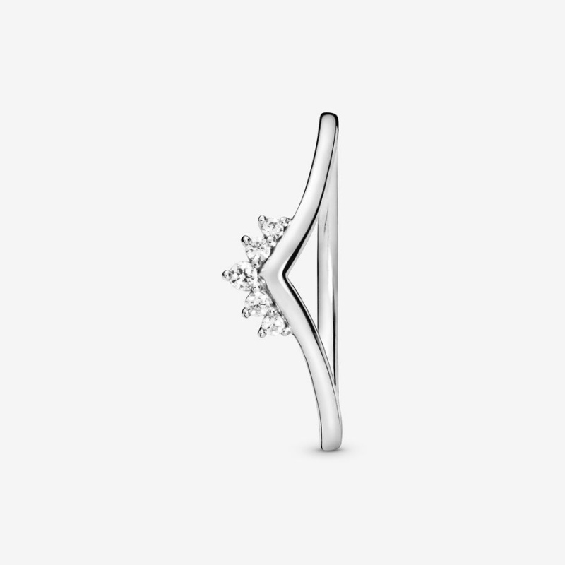 Pandora Tiara Wishbone Stackable Rings Sterling silver | 02153-LPCA
