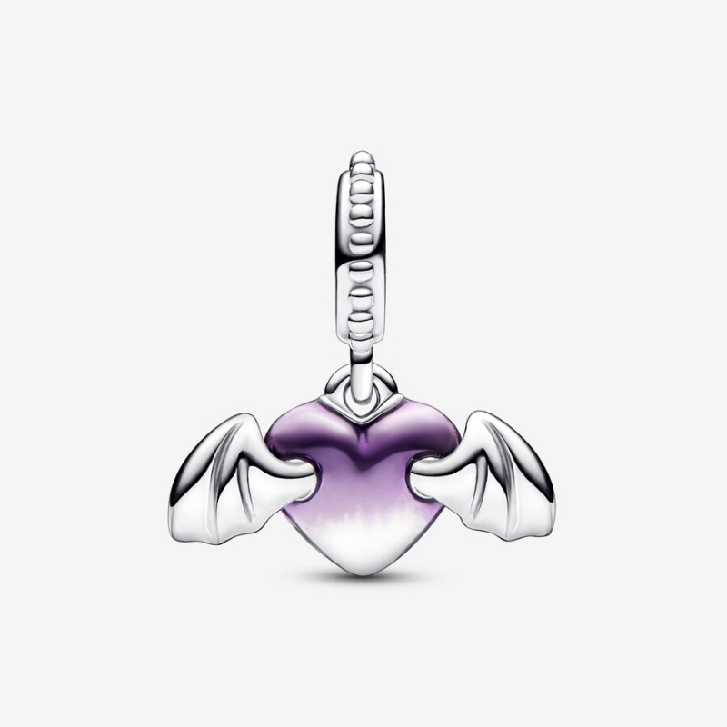 Pandora Vampire Winged Dangle Charms Sterling silver | 58743-RXIL