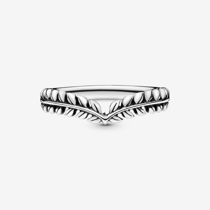 Pandora Wheat Grains Wishbone Stackable Rings Sterling silver | 13290-XKHP