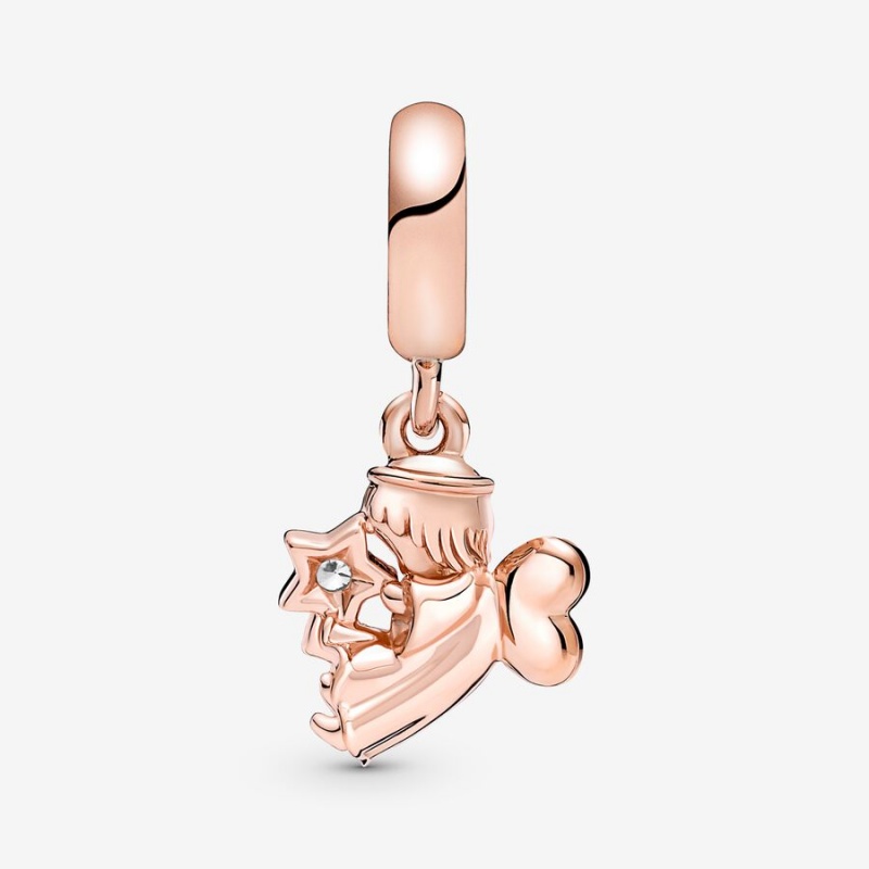 Pandora Winged Angel Dangle Charms Rose gold plated | 24680-SOHR