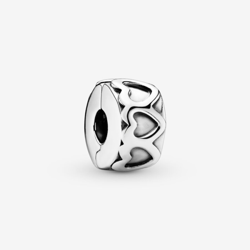 Pandora of Hearts Clip Clips Sterling silver | 21956-ETFH